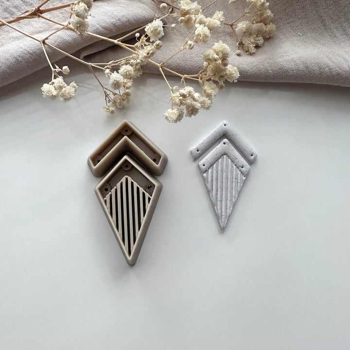 Chevron ruffle cutter set met boorhulp - Goat Corp