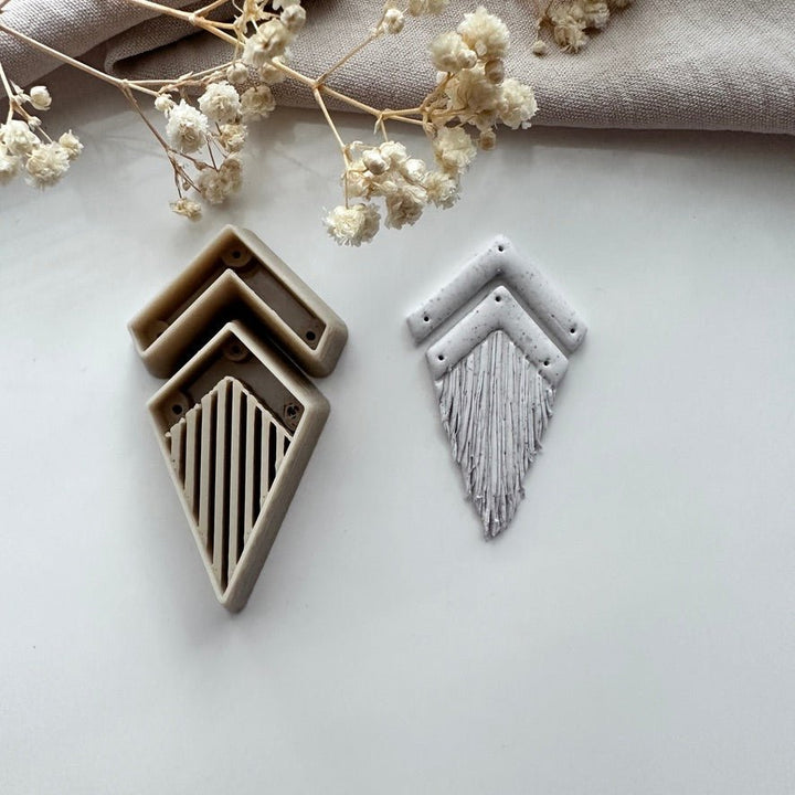 Chevron ruffle cutter set met boorhulp - Goat Corp