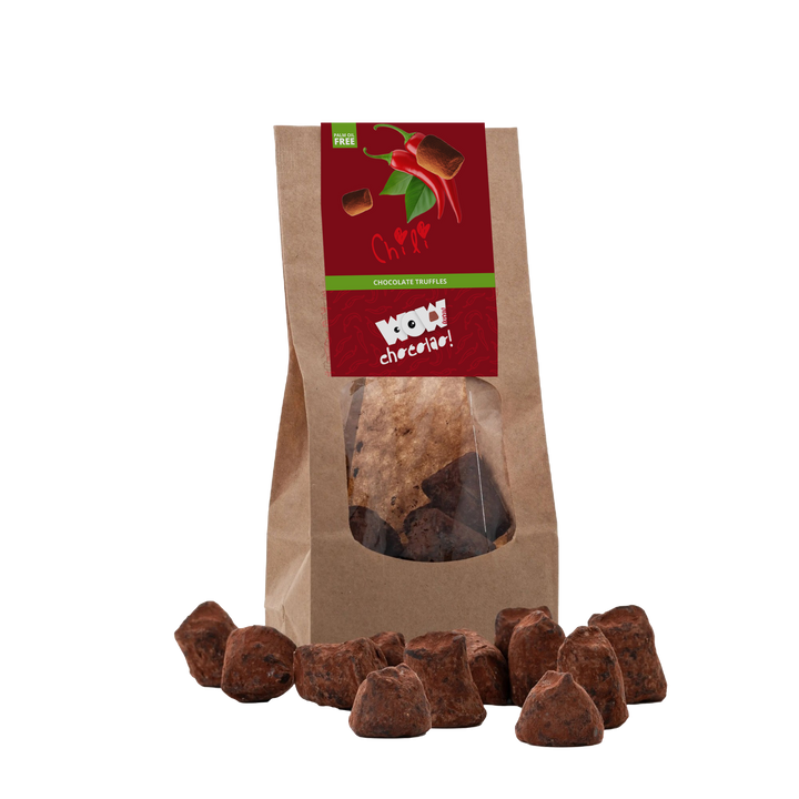 Chili Chocolate Truffles - Biodegradable bag 130g - Goat Corp