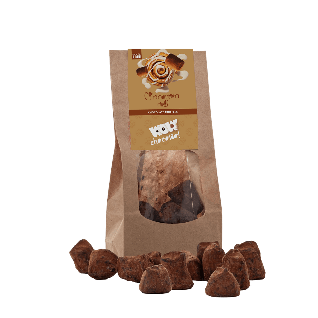 Cinnamon Roll Chocolate Truffles - Biodegradable bag 130g