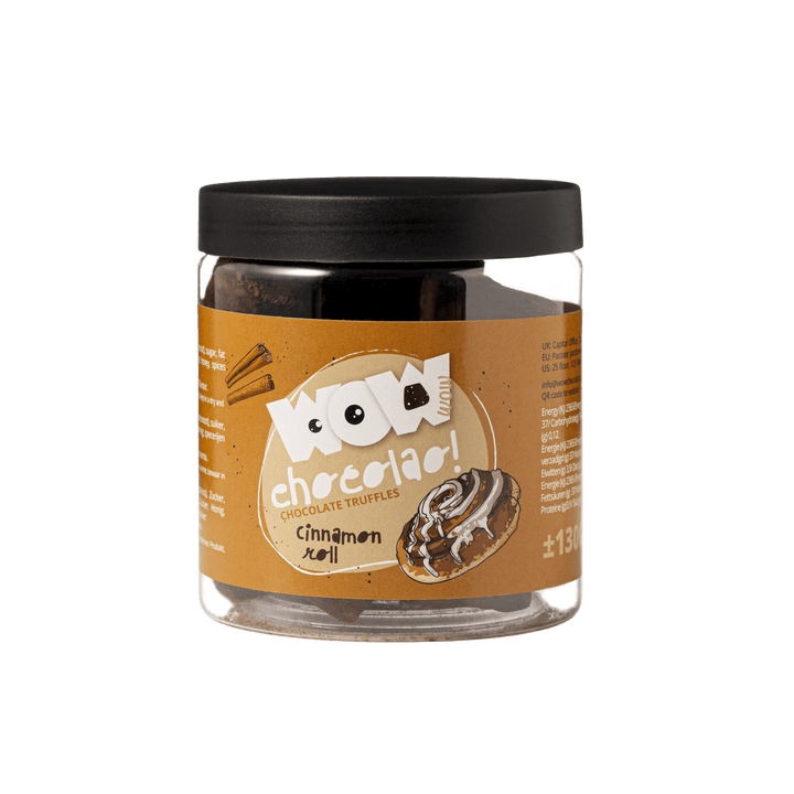 Cinnamon Roll Chocolate Truffles Gift Jar 130g | Bakery Style Chocolate