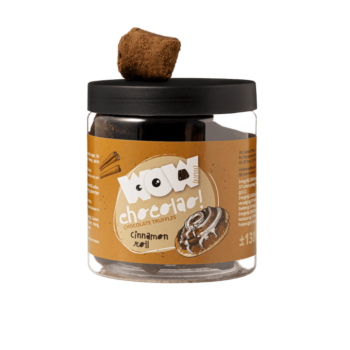 Cinnamon Roll Chocolate Truffles Gift Jar 130g | Bakery Style Chocolate