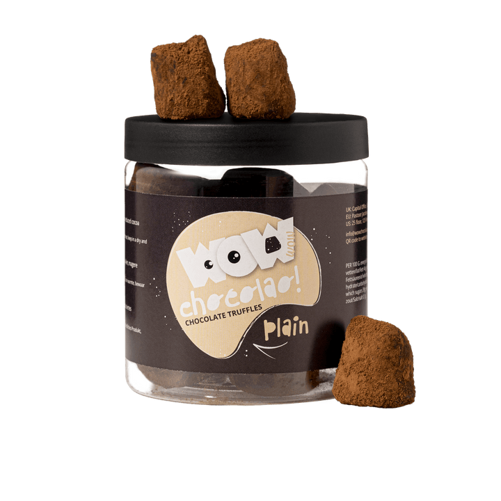 Classic Chocolate Truffles Gift Jar 130g | Luxury French Chocolate