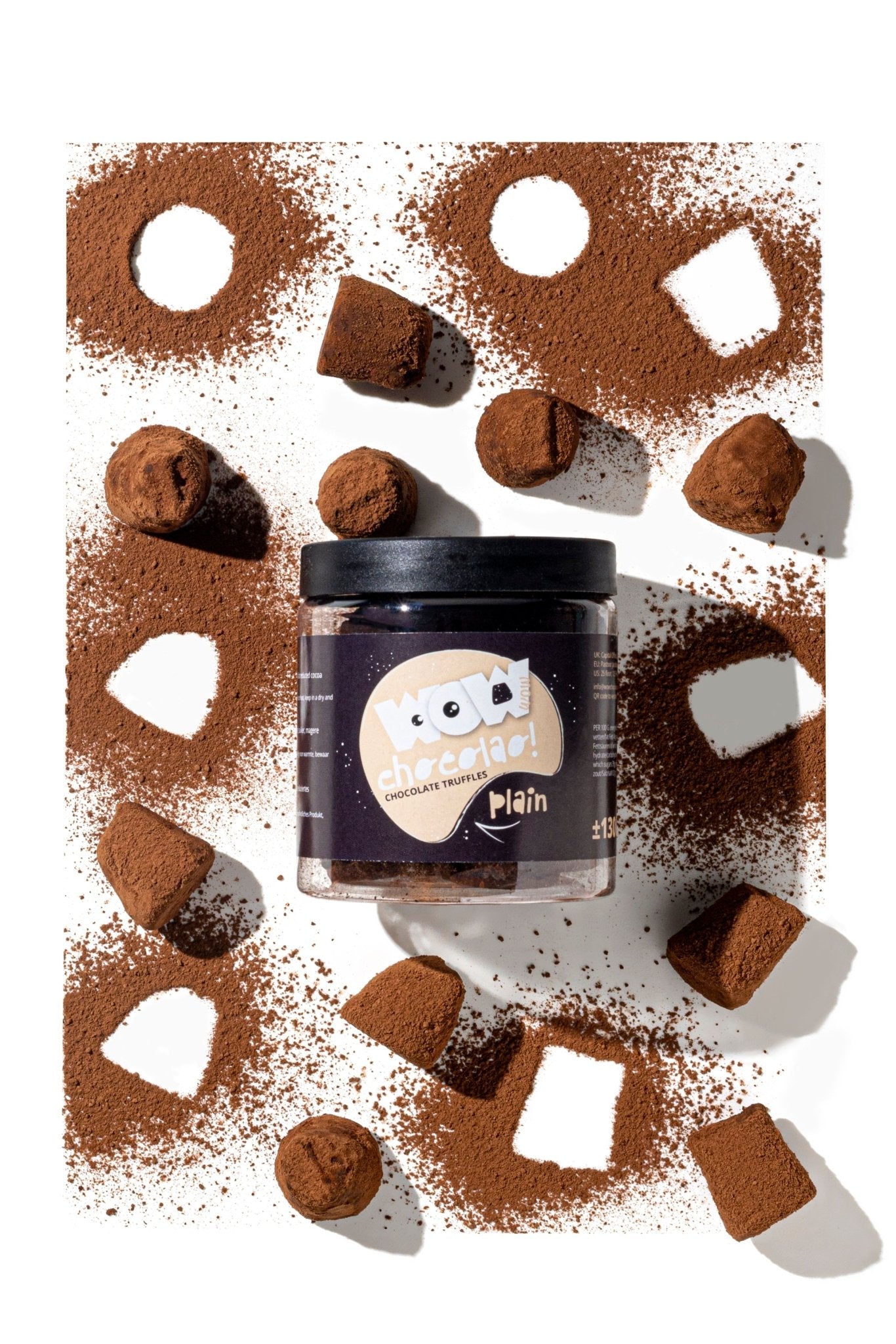 Classic Chocolate Truffles Gift Jar 130g | Luxury French Chocolate
