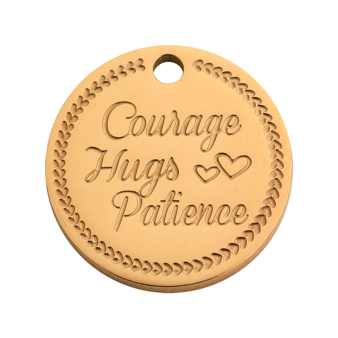 Coin love rosé gold