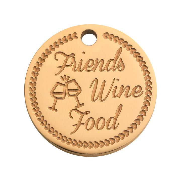 Coin friends rosé gold