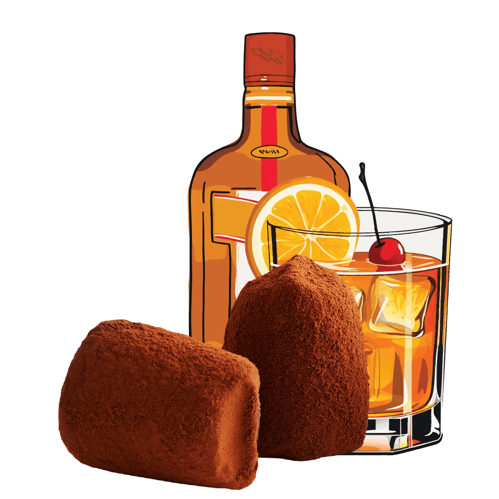 Cointreau Chocolate Truffles - bulk