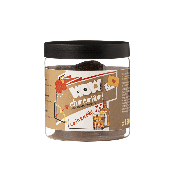 Cointreau Chocolate Truffles - Valentine Gifting jar 130g