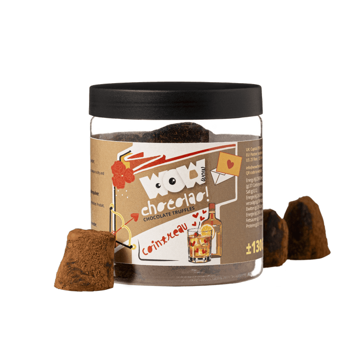 Cointreau Chocolate Truffles - Valentine Gifting jar 130g