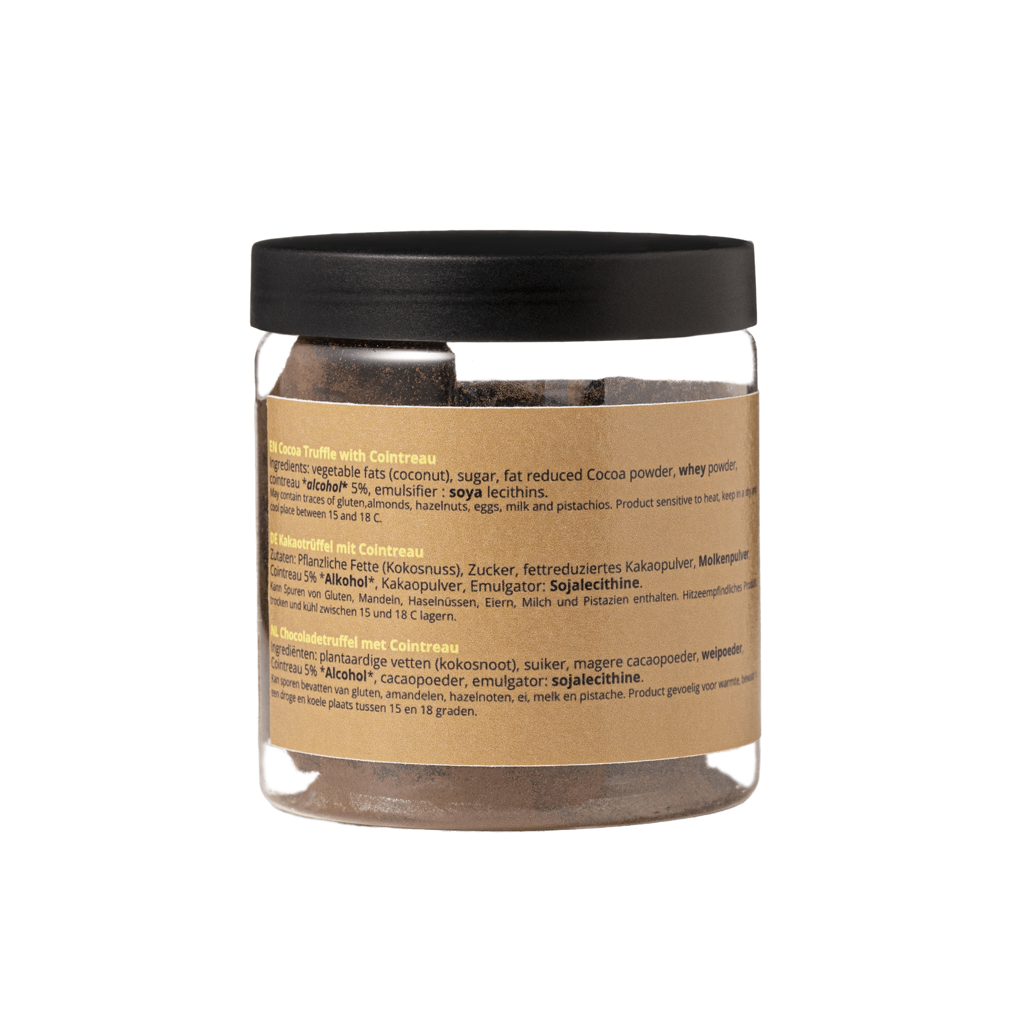 Cointreau Chocolate Truffles - Valentine Gifting jar 130g