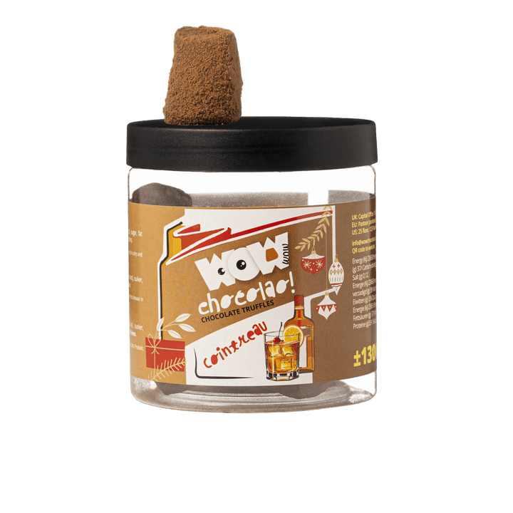 Cointreau Christmas Truffles Gift Jar 130g | Orange Liqueur Chocolate