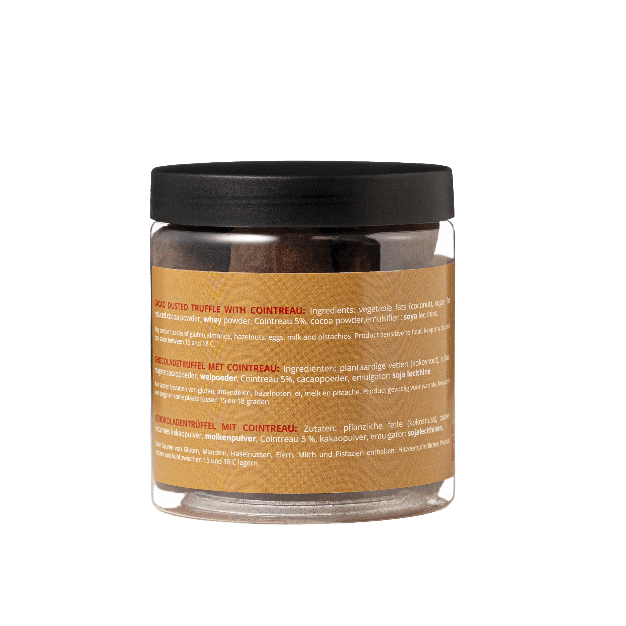 Cointreau Christmas Truffles Gift Jar 130g | Orange Liqueur Chocolate