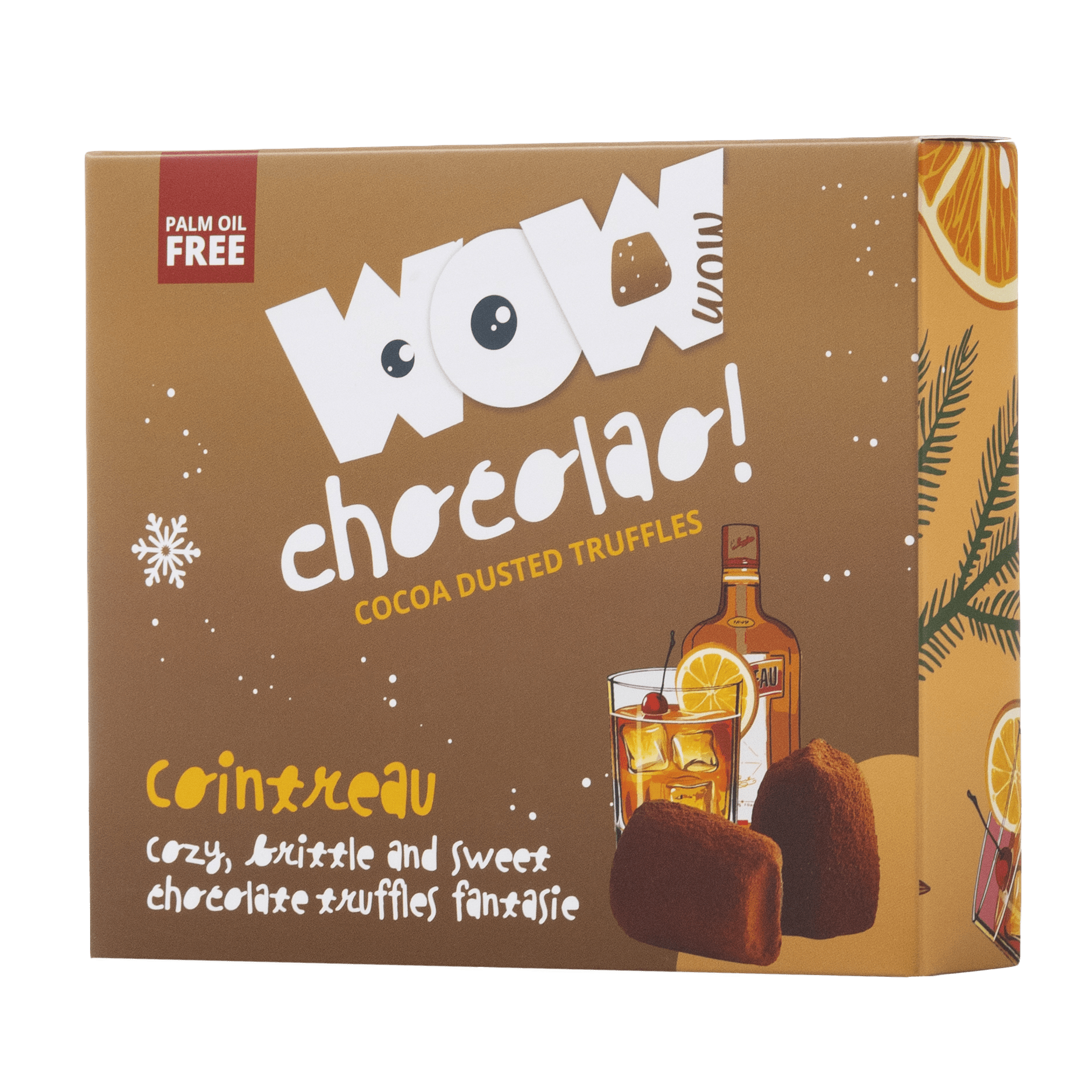 Cointreau Christmas Truffles XL Box 250g | Orange Liqueur Chocolate