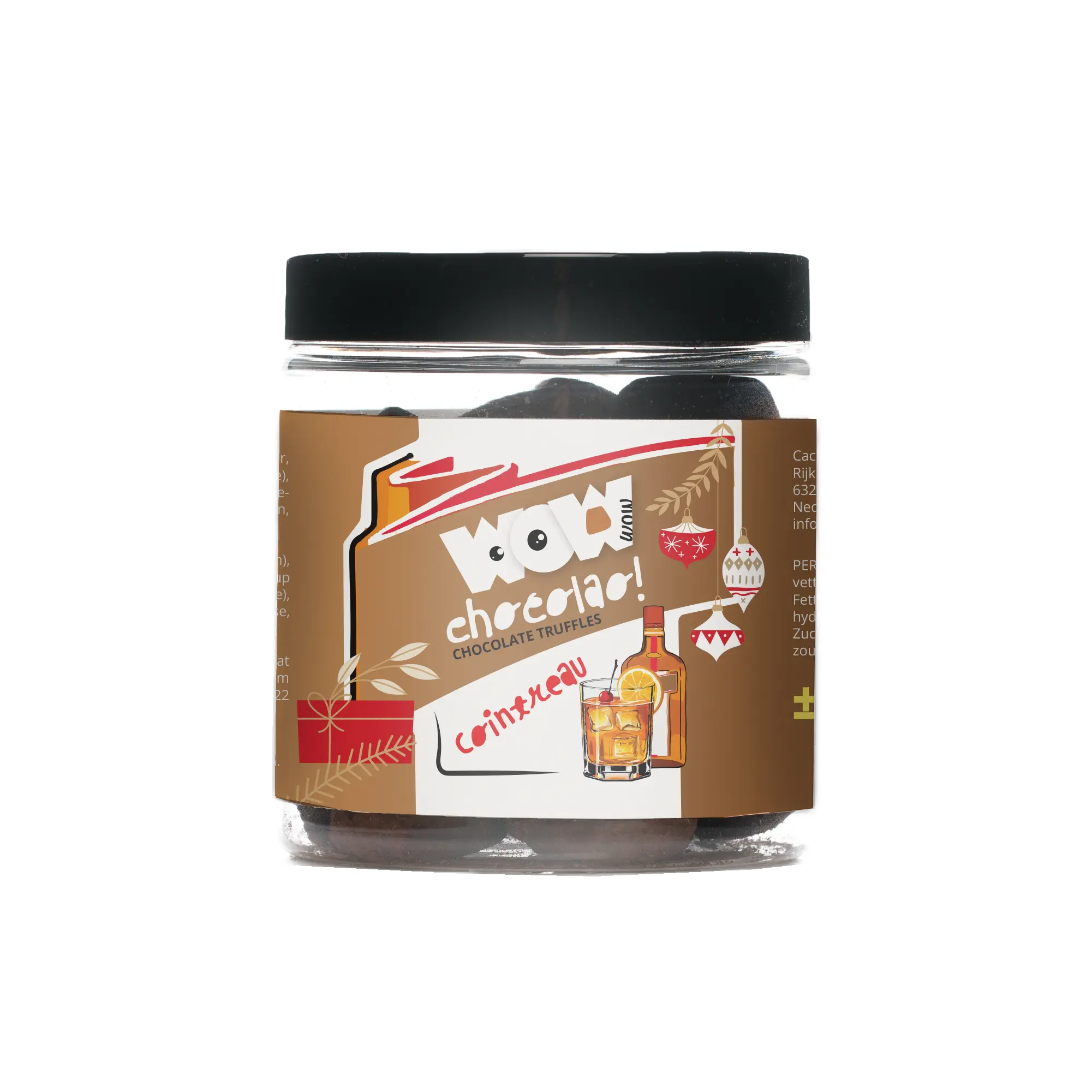 Cointreau Chocolate Truffles - Christmas Gifting jar 130g - Goat Corp