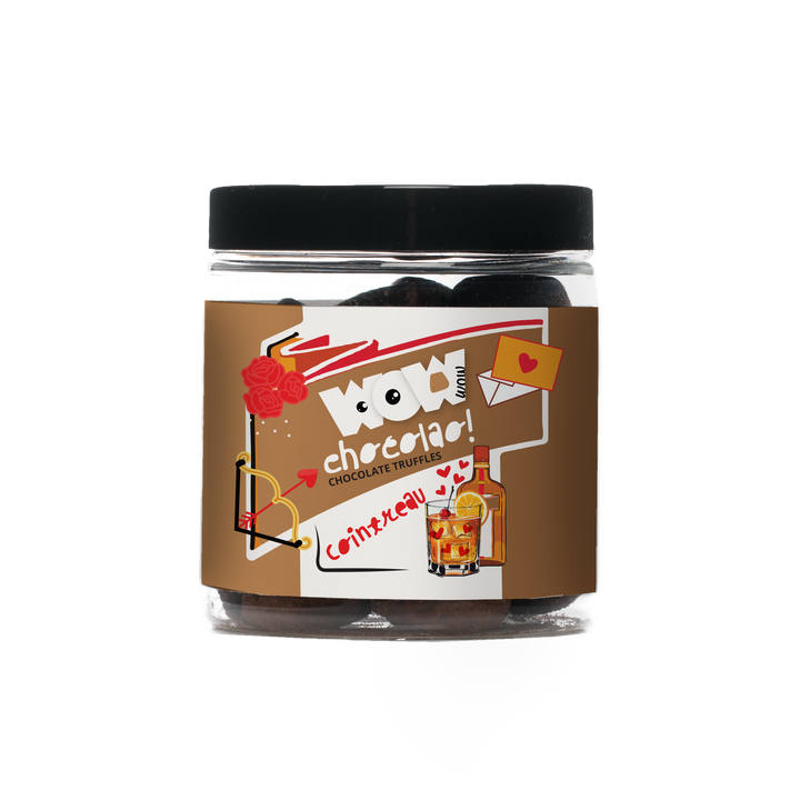Cointreau Chocolate Truffles - Valentine Gifting jar 130g - Goat Corp