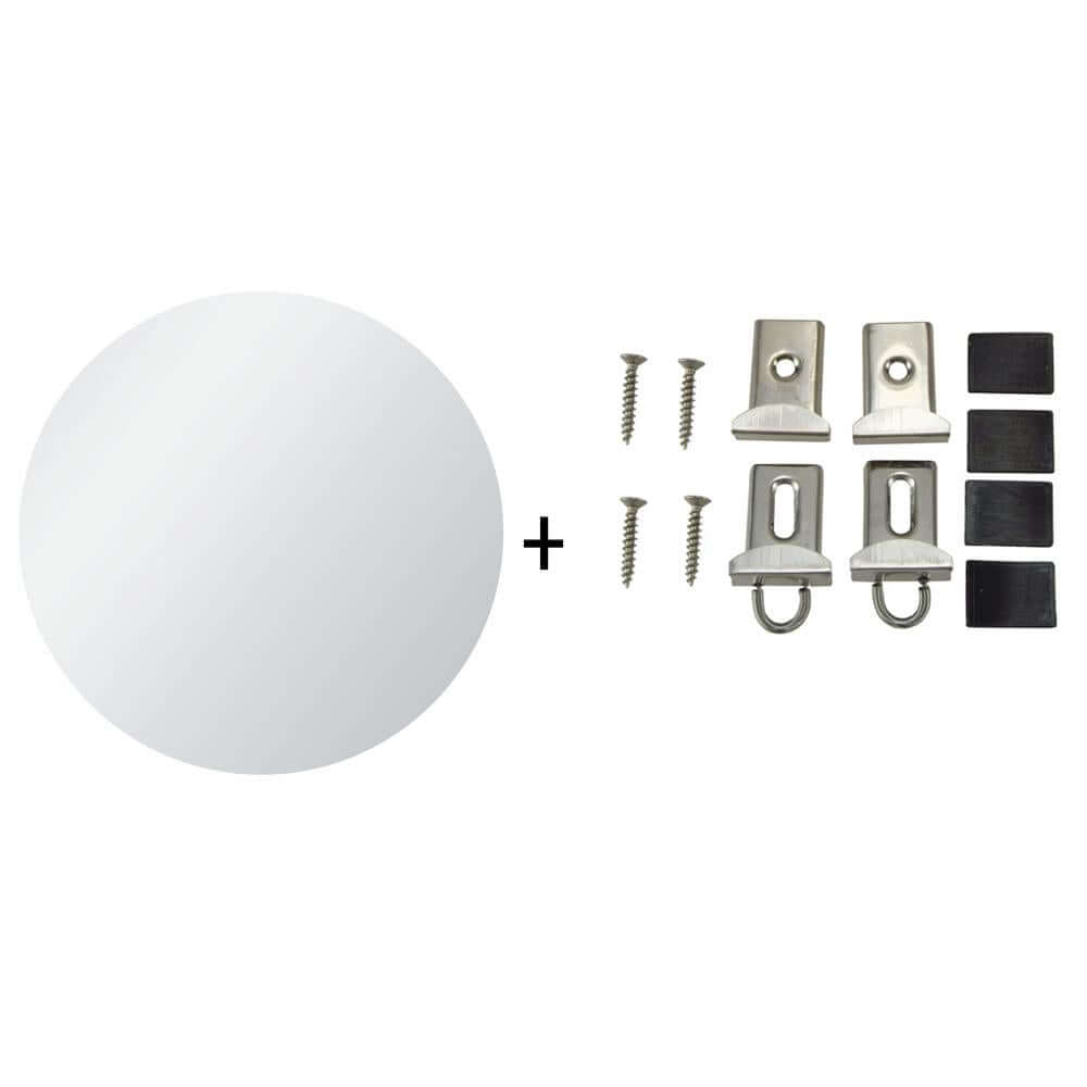 Wiesbaden Spiegel Rond 50 cm Aluminium Frameloos 5mm