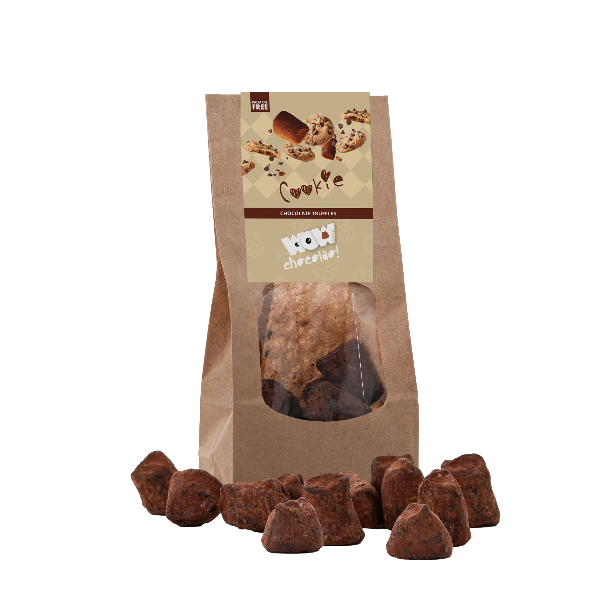 Cookies Chocolate Truffles - Biodegradable bags 130g - Goat Corp