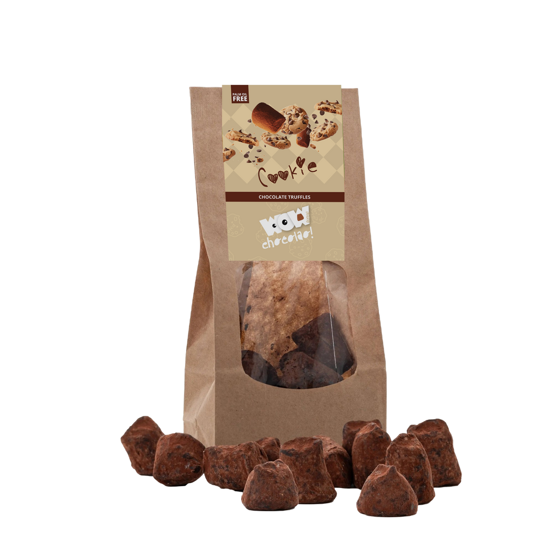 Cookies Chocolate Truffles - Biodegradable bags 130g - Goat Corp