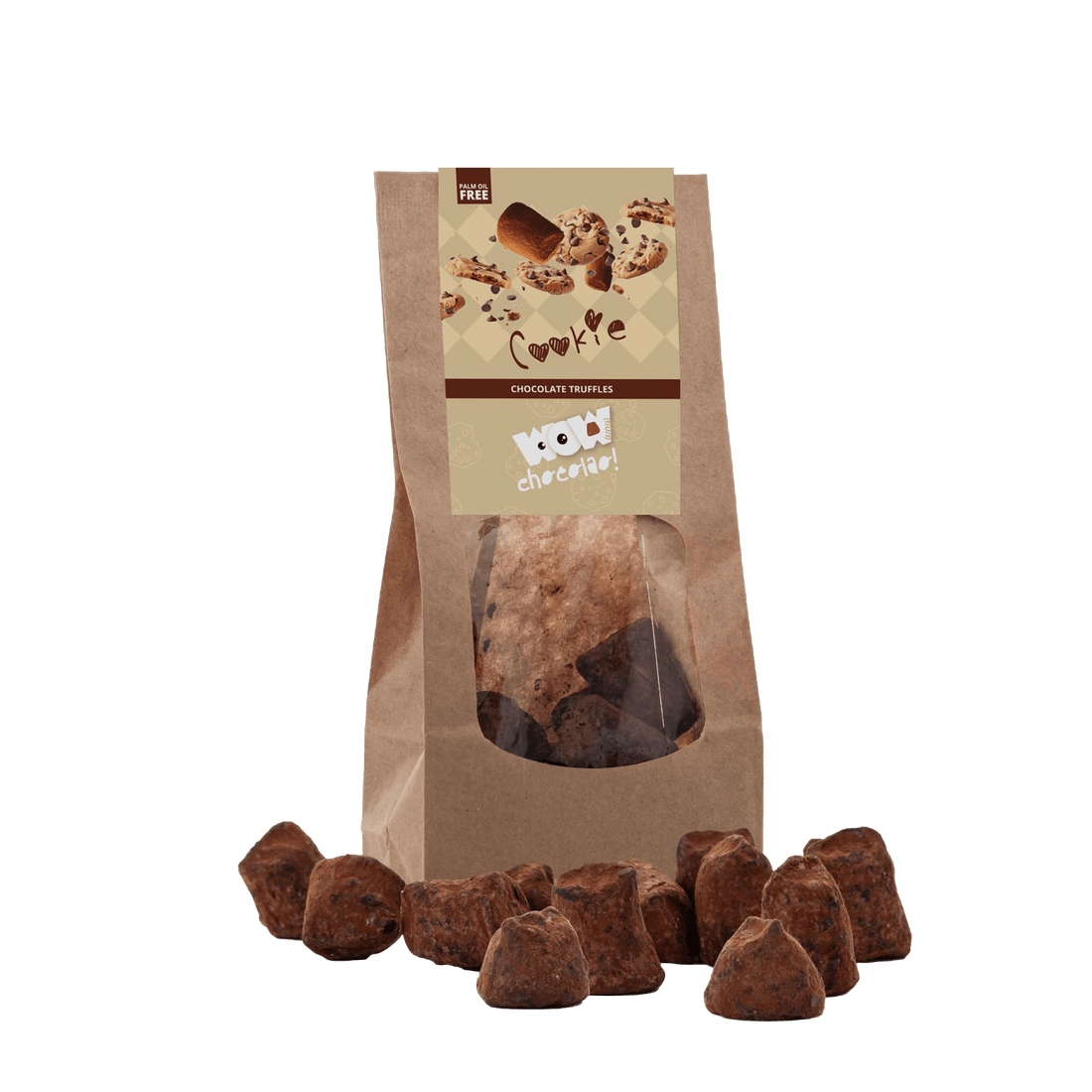 Cookies Chocolate Truffles - Biodegradable bags 130g