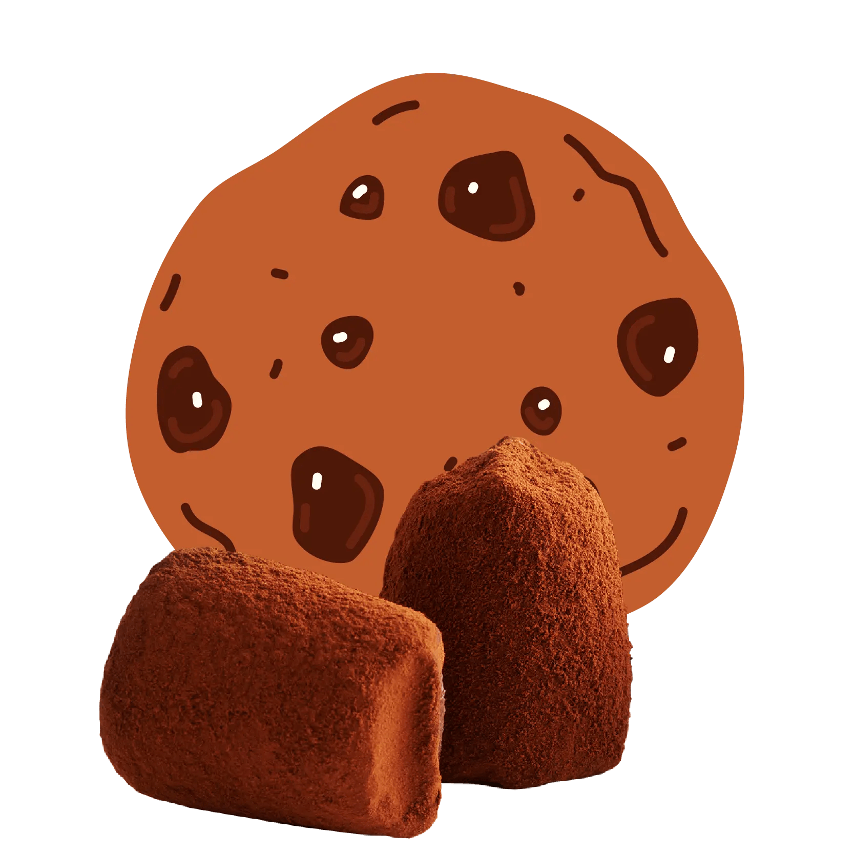 Cookies Chocolate Truffles - bulk