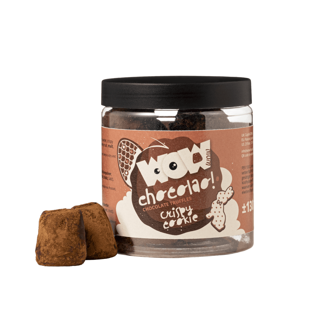 Crispy Cookies - Easter chocolate truffles - Gifting jar 130g
