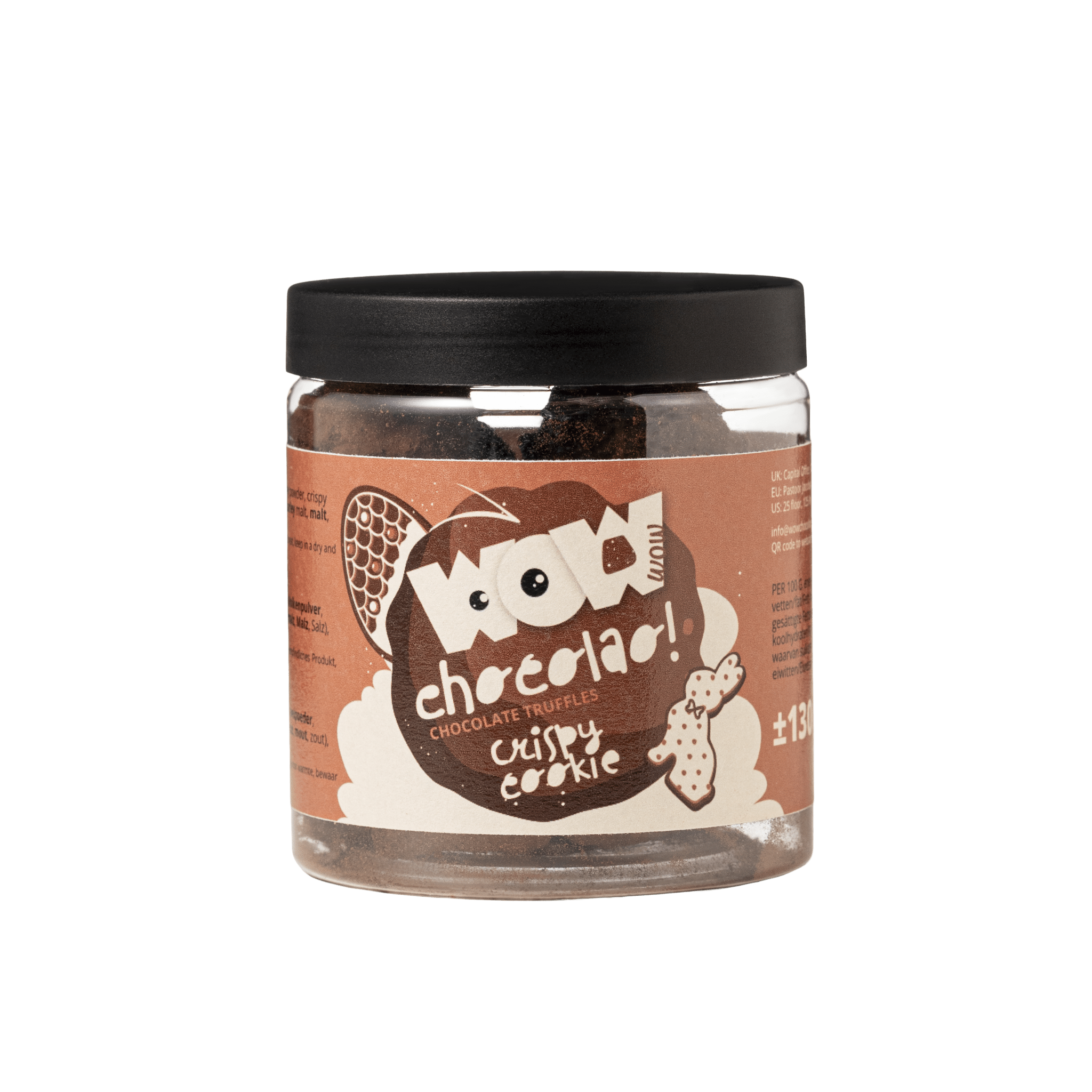 Crispy Cookies - Easter chocolate truffles - Gifting jar 130g