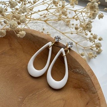 Crystal Drops Oorbellen