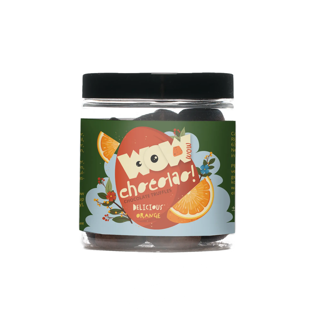 Orange - Easter Chocolate Truffles - Gifting jar 130g - Goat Corp