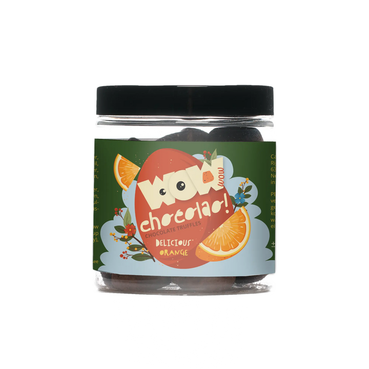 Orange - Easter Chocolate Truffles - Gifting jar 130g - Goat Corp