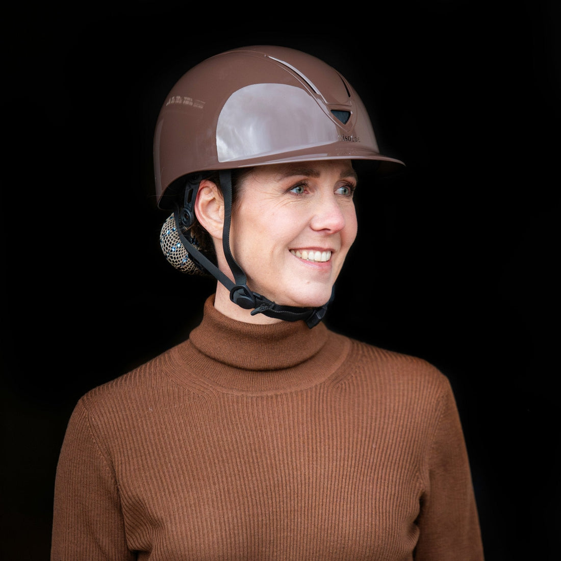 Schaal paardrijhelm Bruin