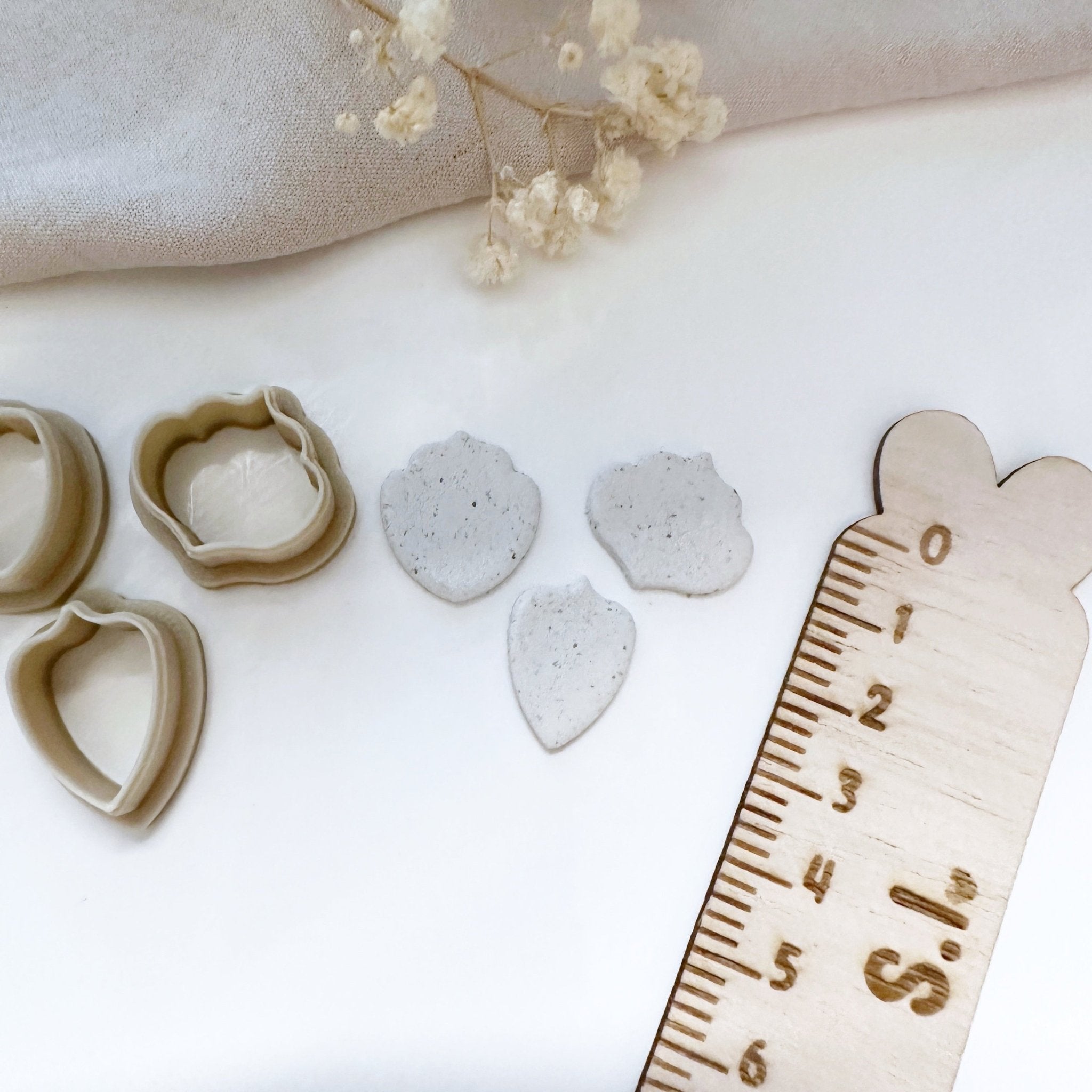 Elegant leafs cutter set (3 cutters) - Goat Corp