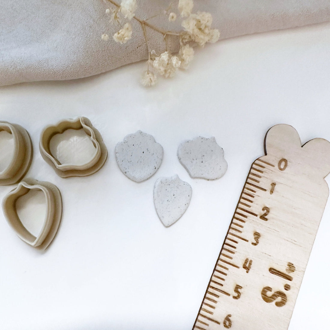 Elegant leafs cutter set (3 cutters) - Goat Corp