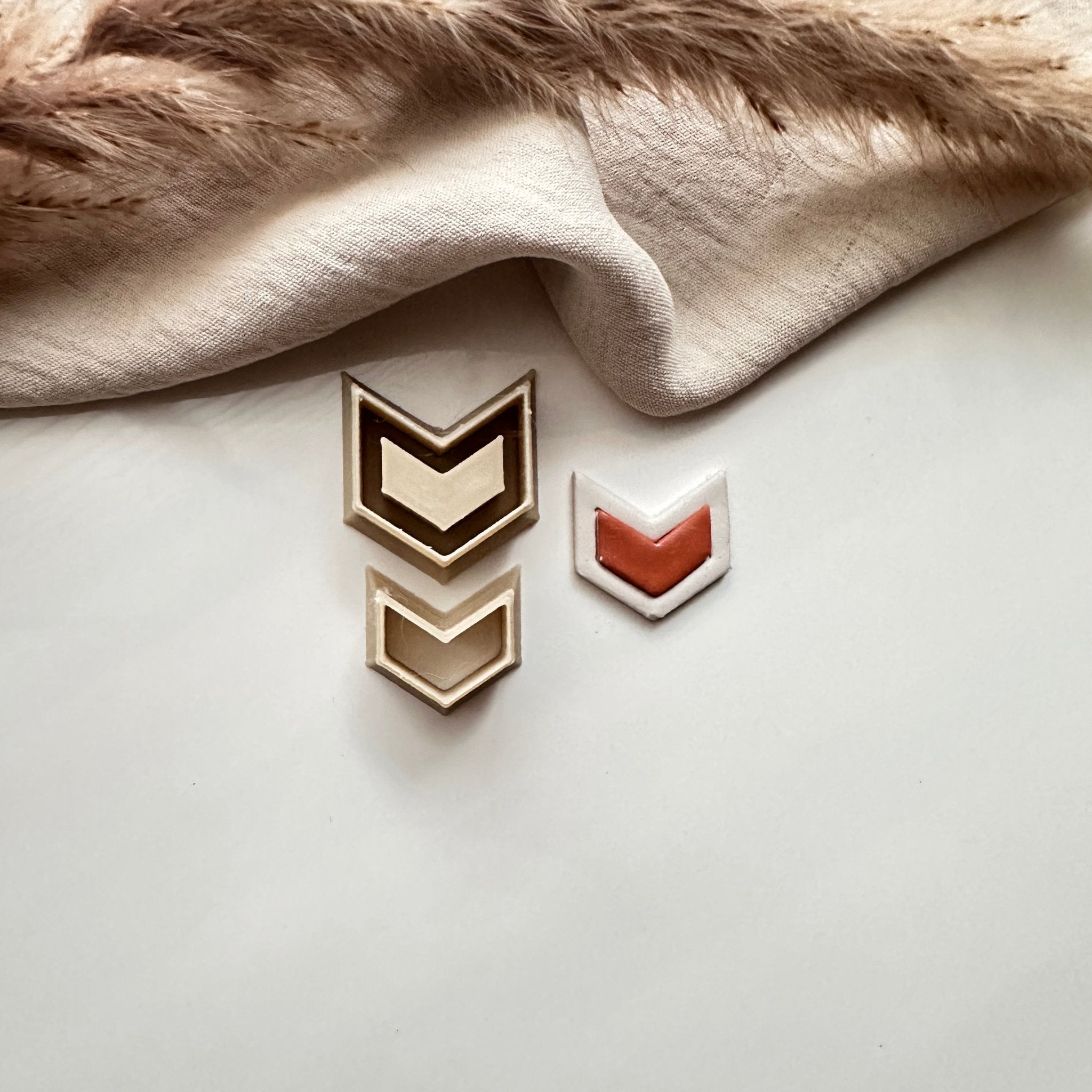 Embossed chevron cutter set - Goat Corp