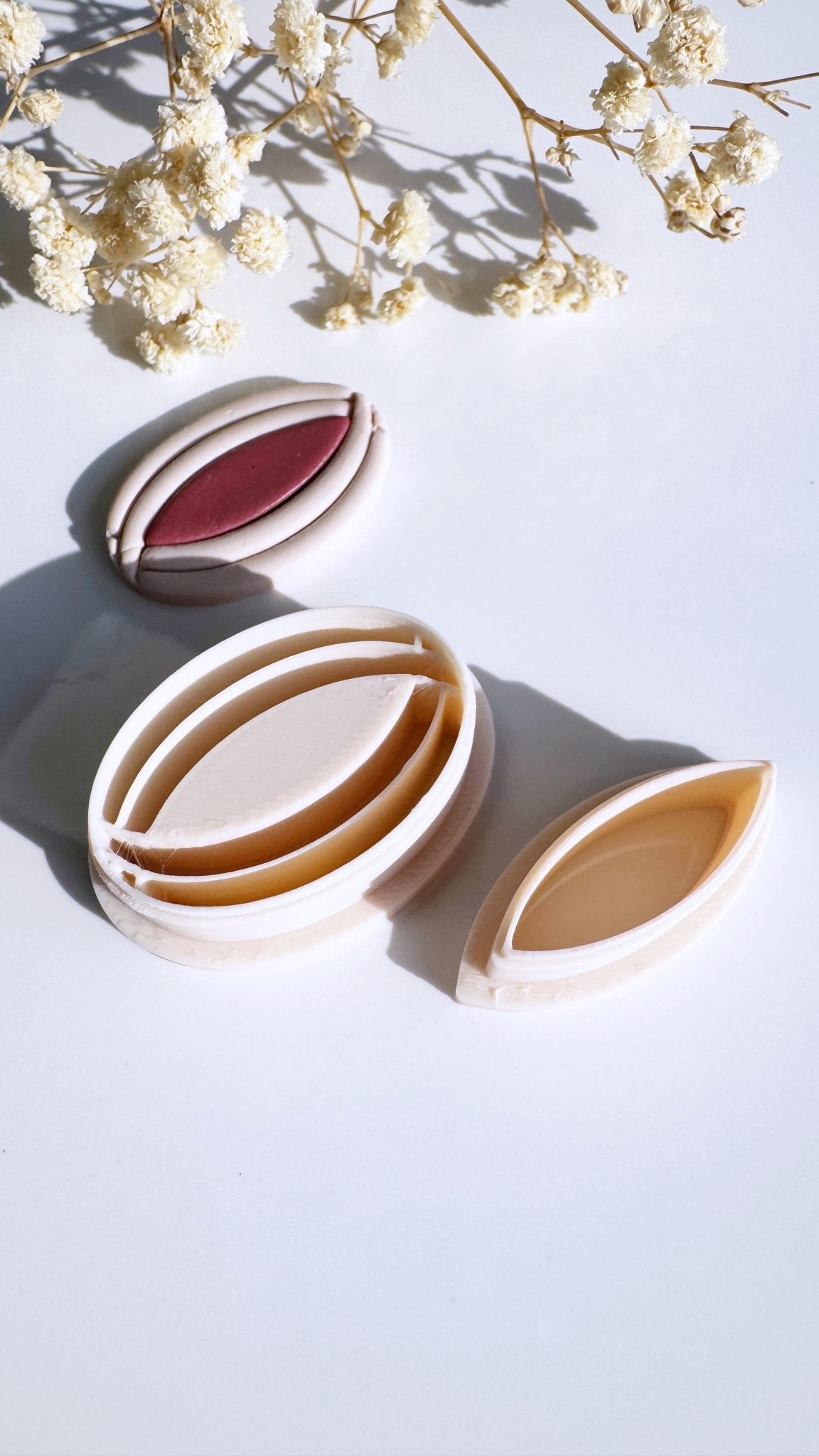 Embossed oval inlay cutter set - Goat Corp