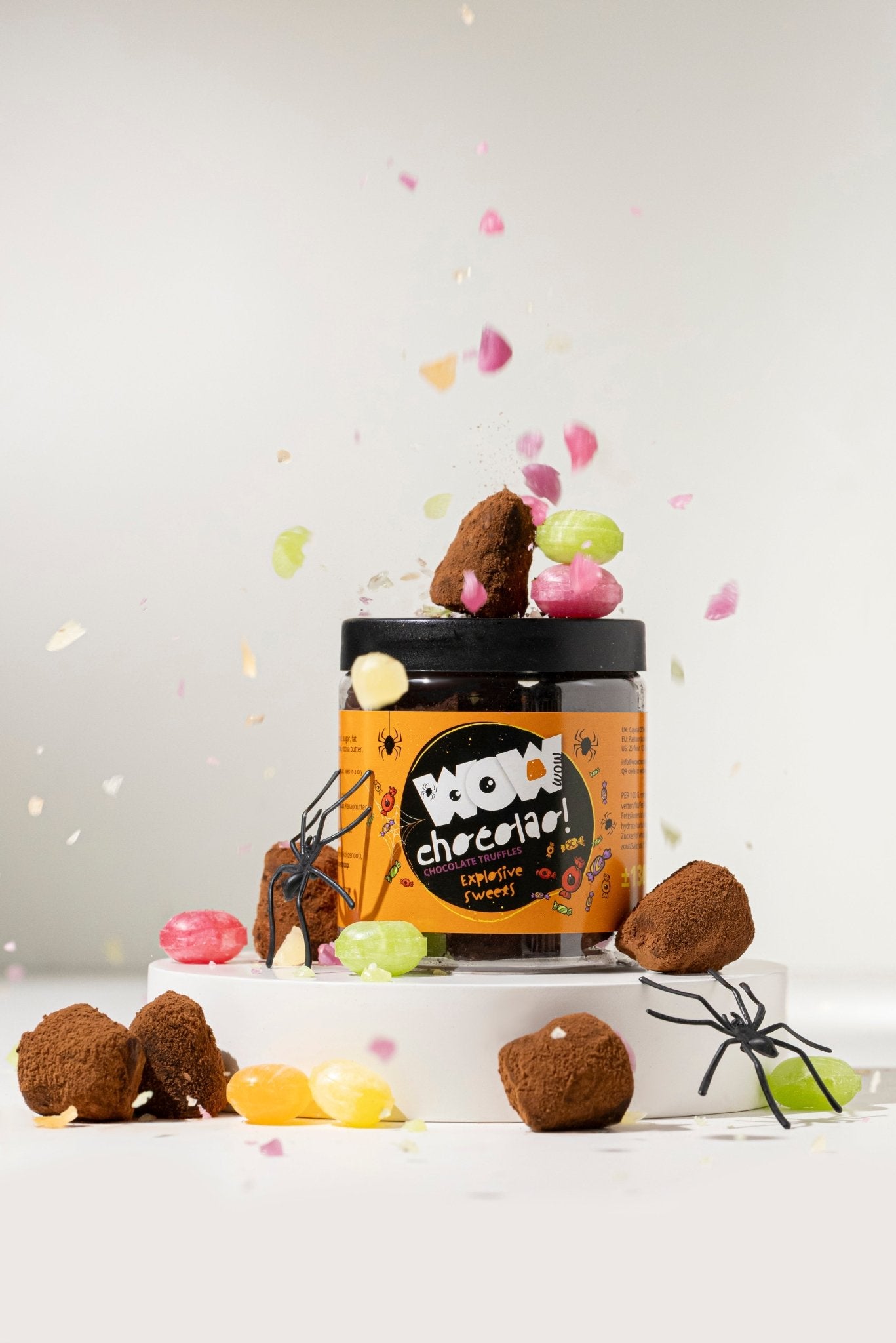 Exploding Sweets Halloween Truffles Gift Jar 130g | Exploding Chocolate