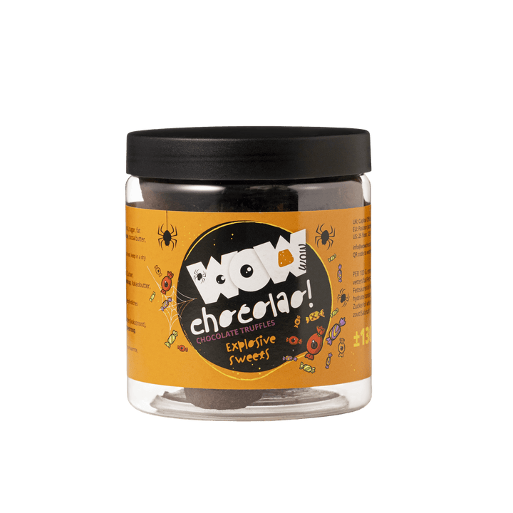 Exploding Sweets Halloween Truffles Gift Jar 130g | Exploding Chocolate