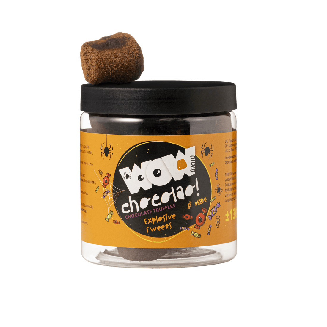 Exploding Sweets Halloween Truffles Gift Jar 130g | Exploding Chocolate