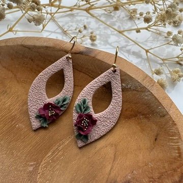 Floral Petal Oorbellen