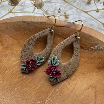 Floral Petal Oorbellen