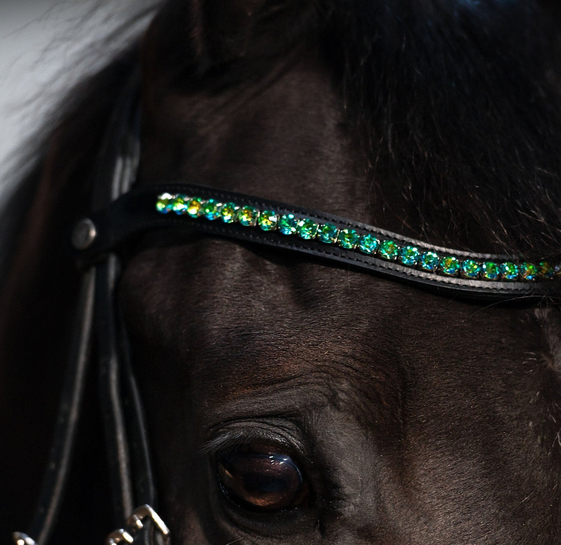 Frontriem Donkergroen