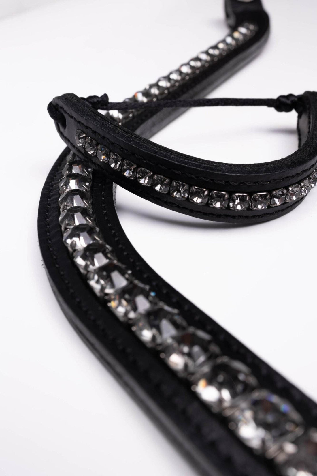 Frontriem Diamant Zwart