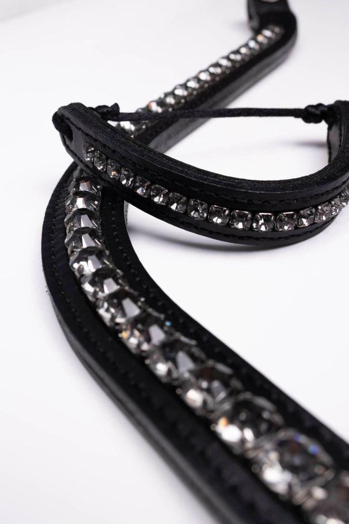 Frontriem Diamant Zwart