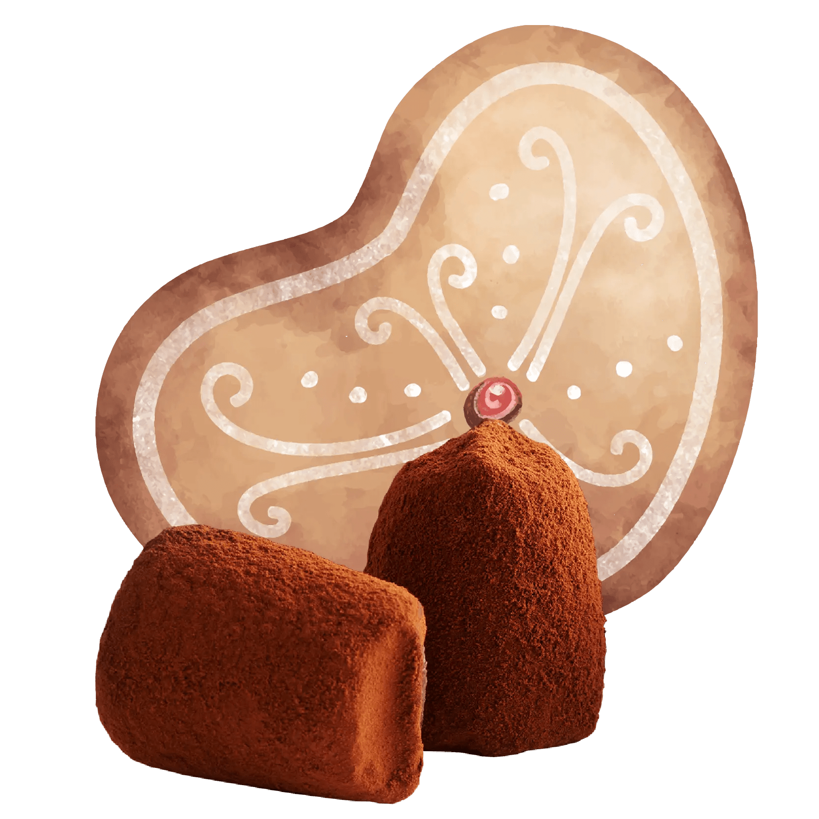 Gingerbread Chocolate Truffles - Bulk