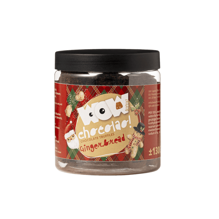 Gingerbread Christmas Truffles Gift Jar 130g | Cozy Holiday Chocolate