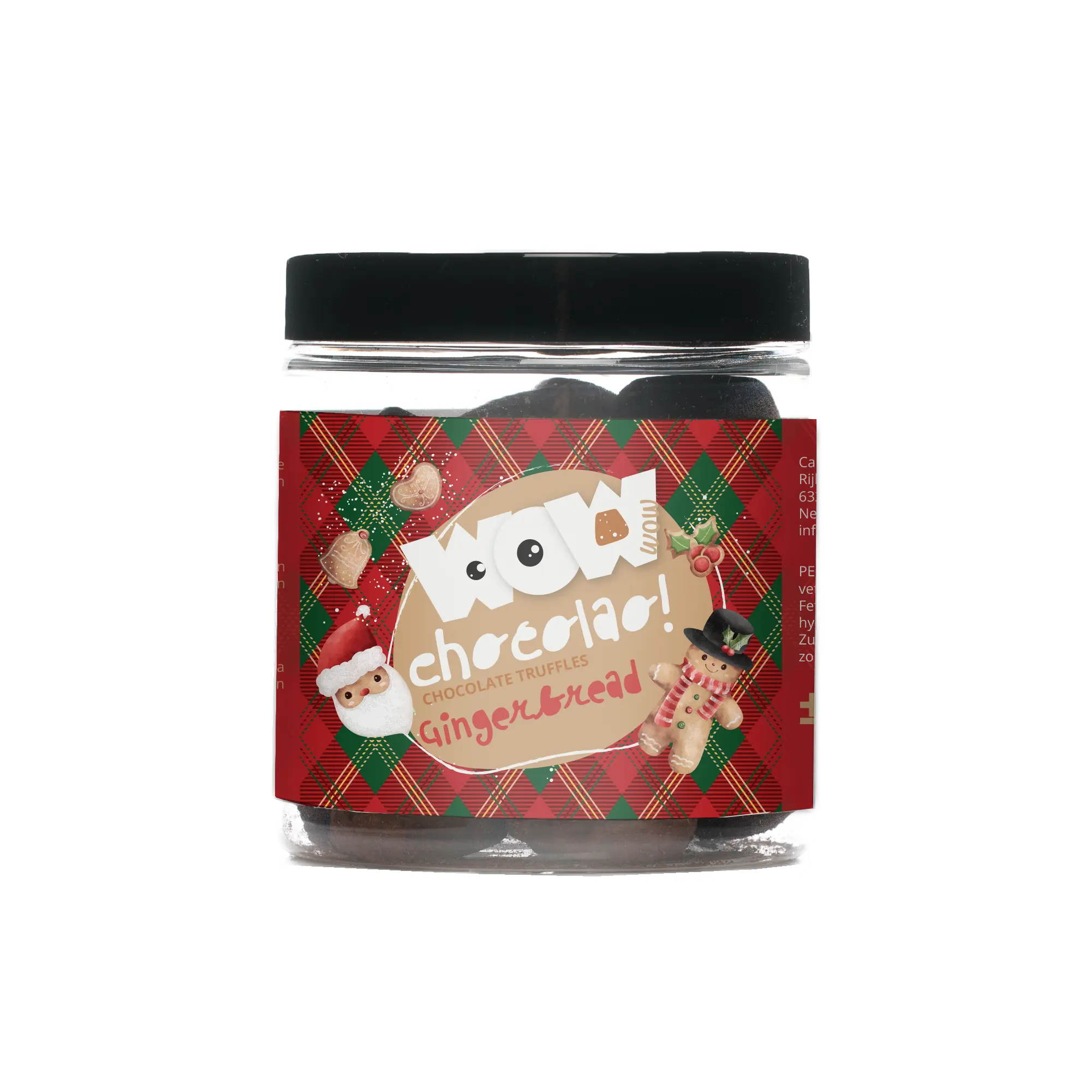 Gingerbread Chocolate Truffles - Christmas - Gifting Jar 130g - Goat Corp