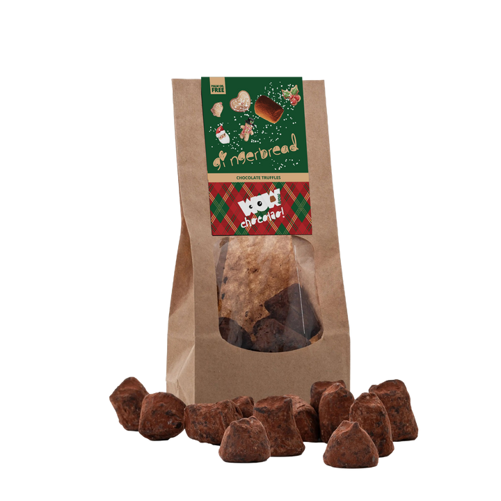 Gingerbread Chocolate Truffles - Christmas Edition - Biodegradable bag 130g - Goat Corp