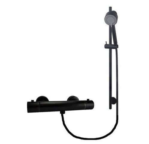 Wiesbaden regendoucheset met thermostaatkraan en roestvrijstalen hoofddouche