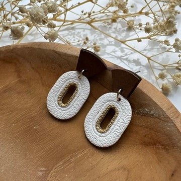 Golden Frames Oorbellen