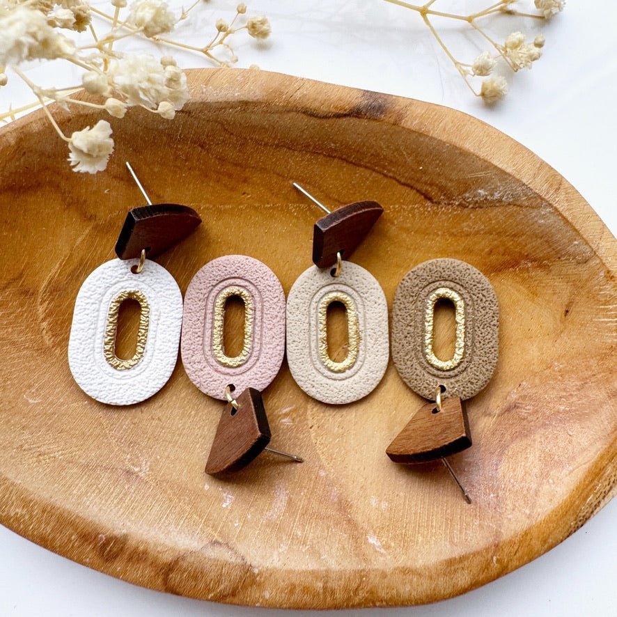 Golden Frames Oorbellen