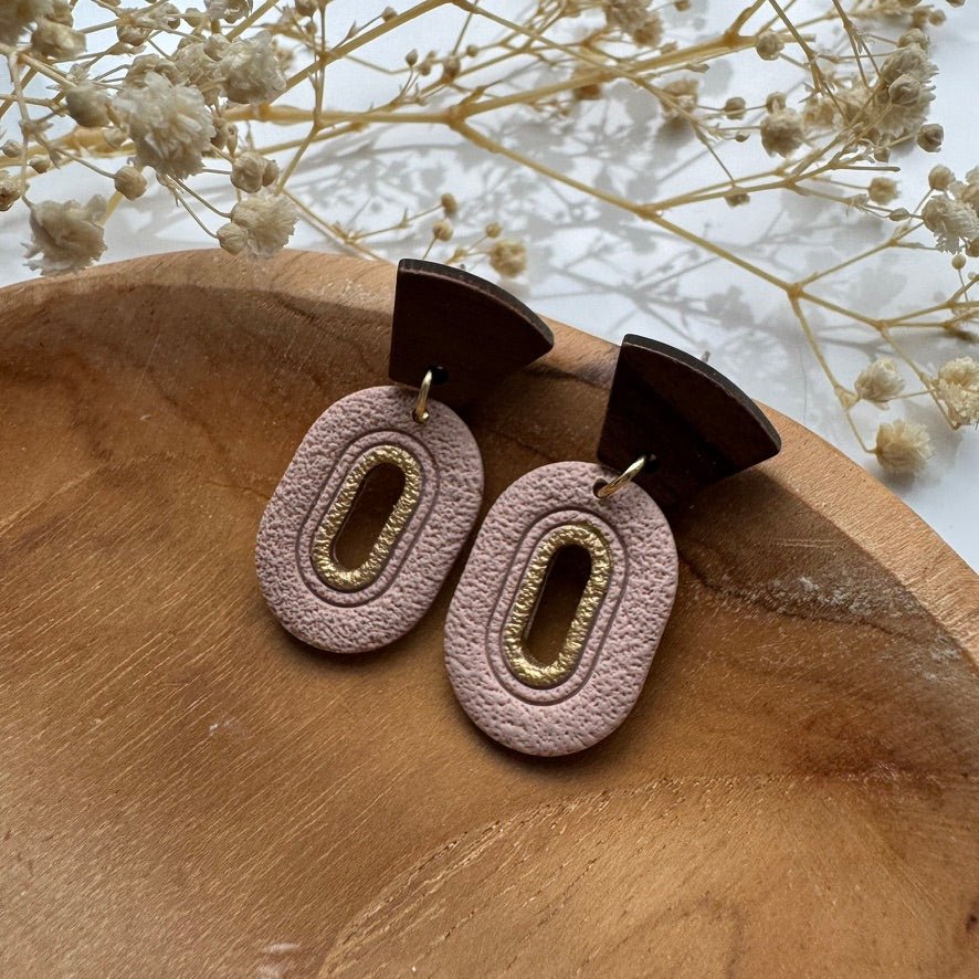 Golden Frames Oorbellen